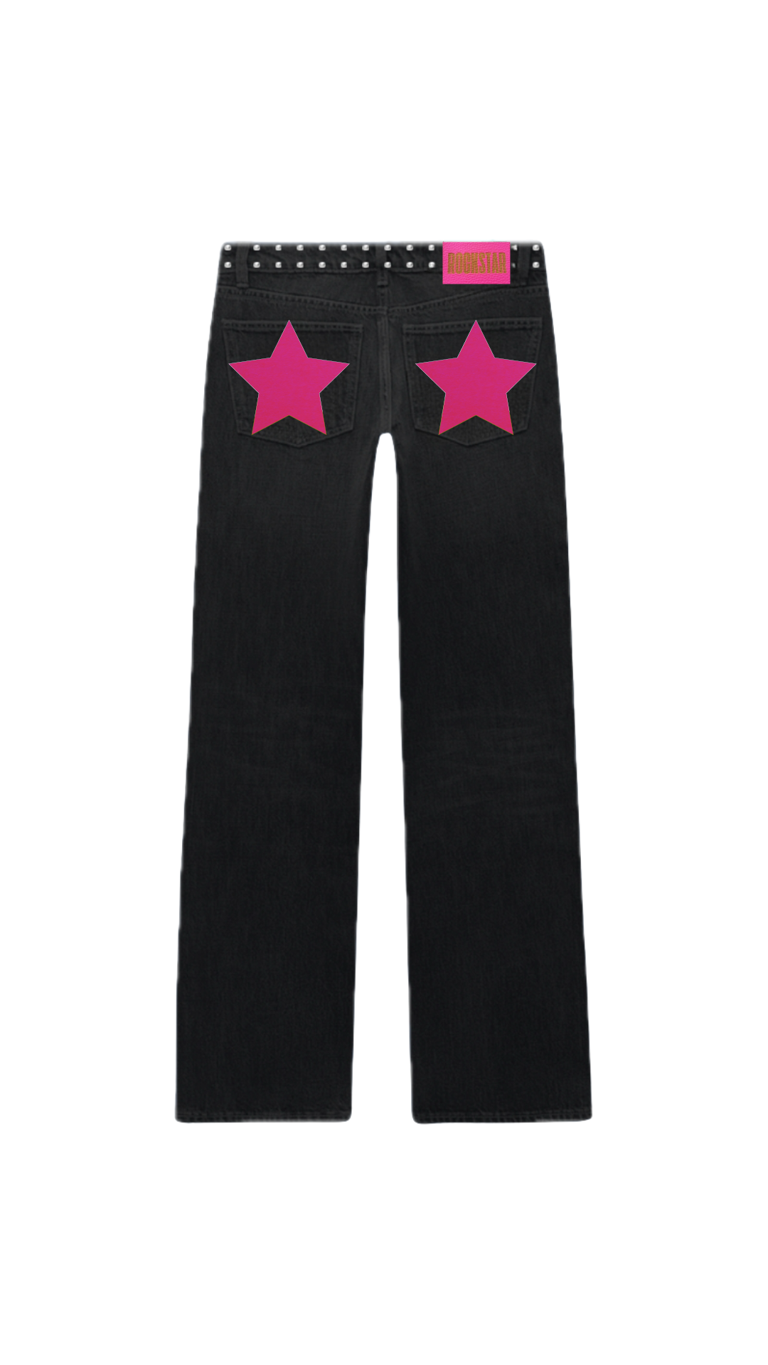 JEANS LOW RISE FUCSIA