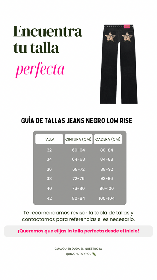 JEANS LOW RISE CHEETAH FUCSIA