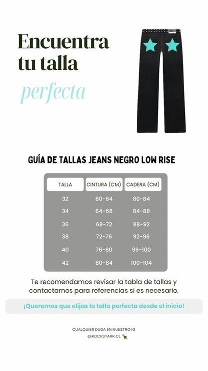 JEANS LOW RISE TURQUESA