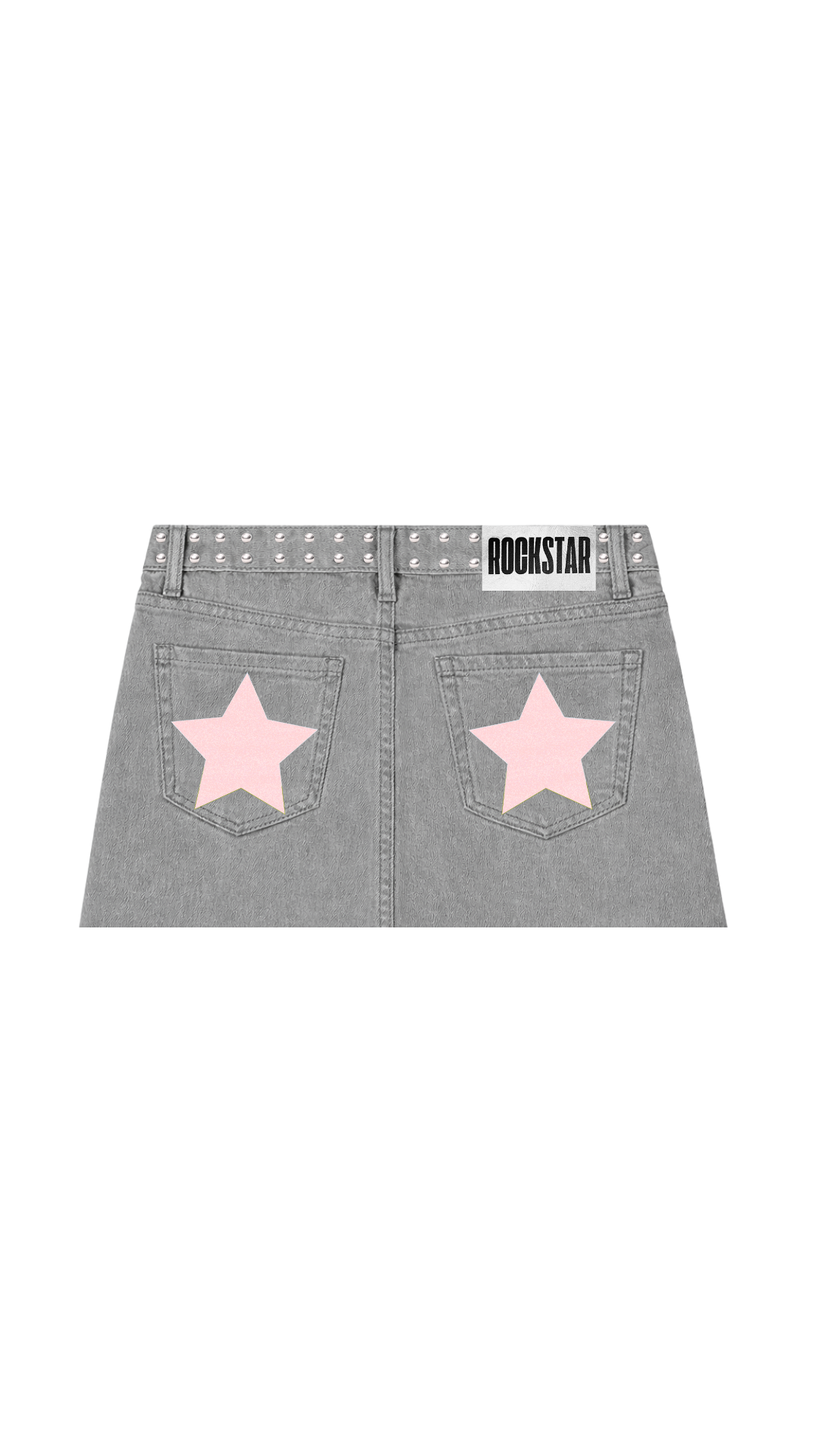 MINI DE TIRO BAJO GRIS ROSA